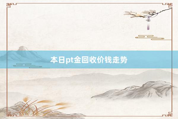 本日pt金回收价钱走势